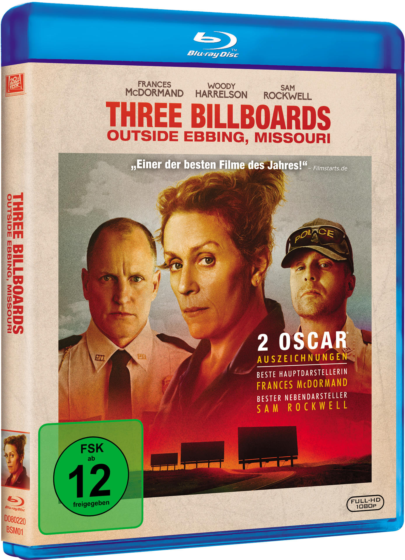 Blu-ray-Hülle mit Filmtitel und Schauspielern auf dem Cover.