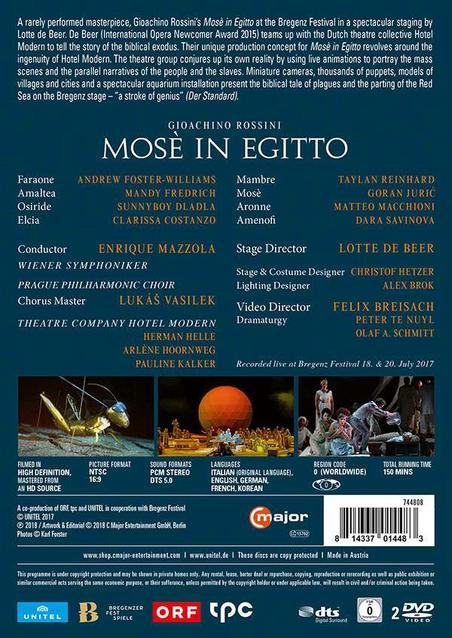 VARIOUS - Rossini: Mosé in (Moses - Ägypten) Egitto (DVD) in
