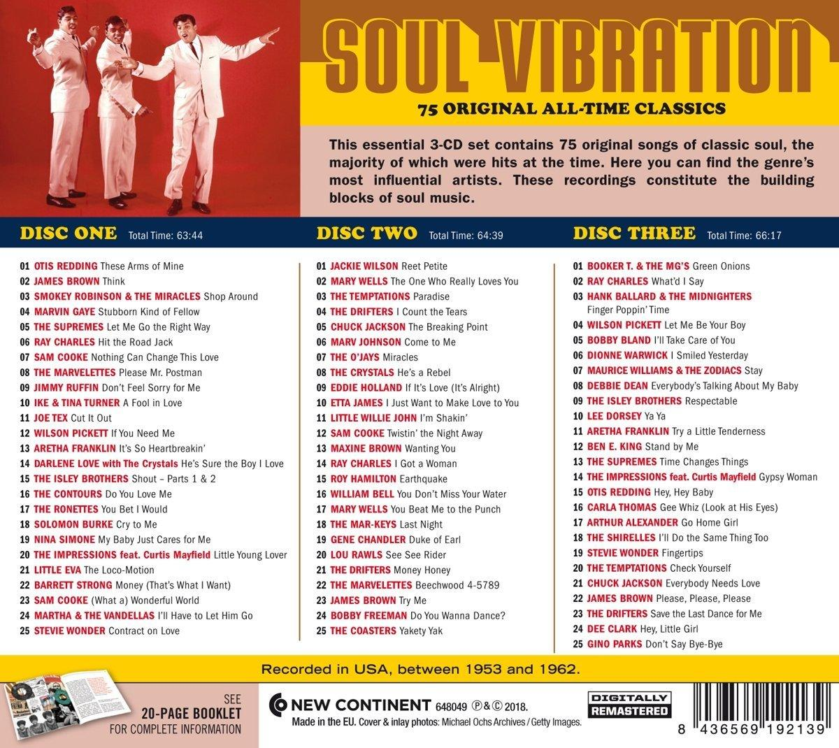 VARIOUS - Soul Vibration: 75 Original All-Time Classics  - (CD)