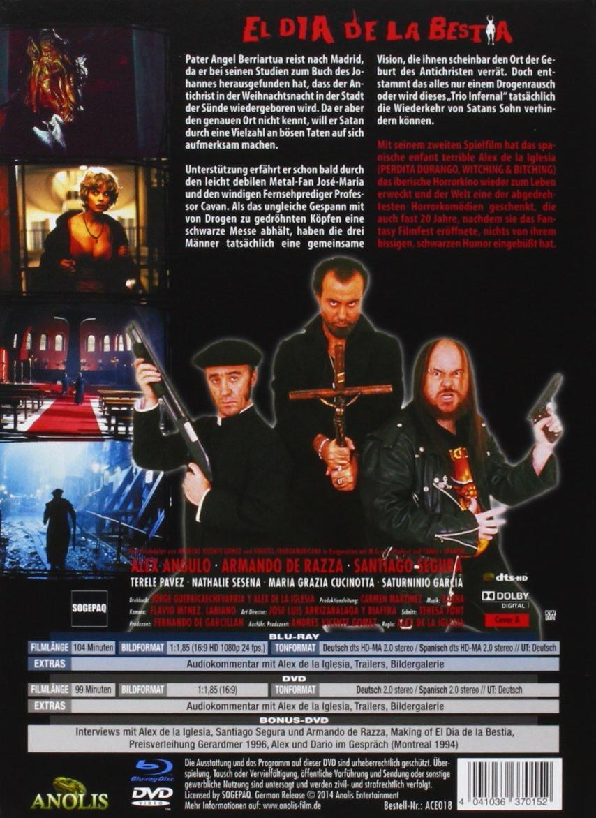 EL DIA DE LA BESTIA (MEDIABOOK A/+ 2 DVD) Blu-ray + DVD