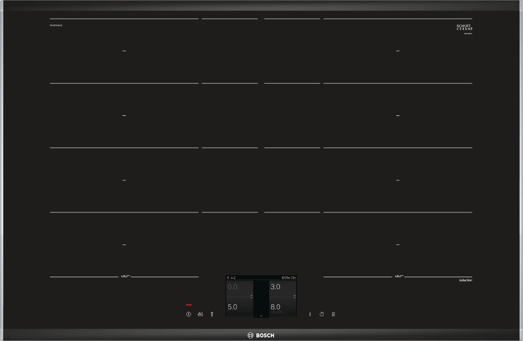 BOSCH PXY875KW1E Serie8 Beépíthető indukciós üvegkerámia főzőlap