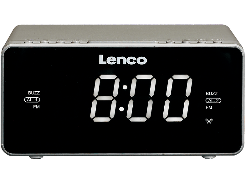 LENCO Wekkerradio Taupe (CR-530TP)