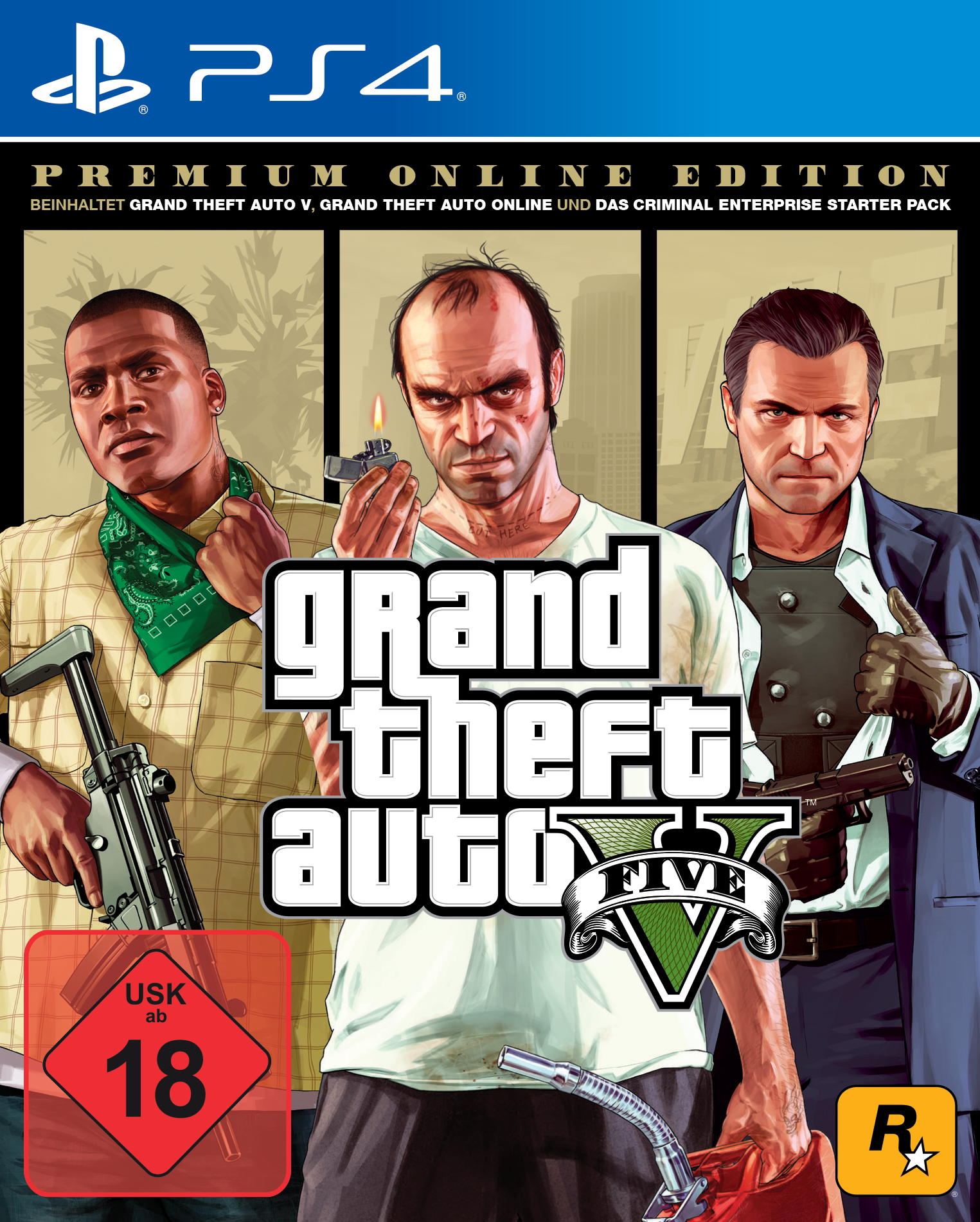 GTA 5: Grand Theft Auto V - Premium - [PlayStation 4]