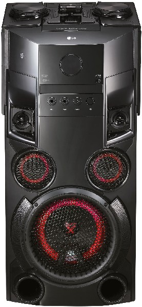 Altavoz de gran potencia - LG OM5560, 500 W, Bluetooth, Karaoke, USB, CD, Aux, Radio FM, Efectos DJ, Negro