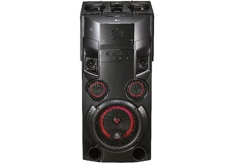 Altavoz de gran potencia - LG OM5560, 500 W, Bluetooth, Karaoke, USB, CD,  Aux, Radio FM, Efectos DJ, Negro
