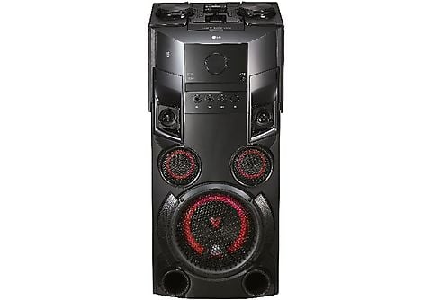 Altavoz de gran potencia - LG OM5560, 500 W, Bluetooth, Karaoke, USB, CD,  Aux, Radio FM, Efectos DJ, Negro