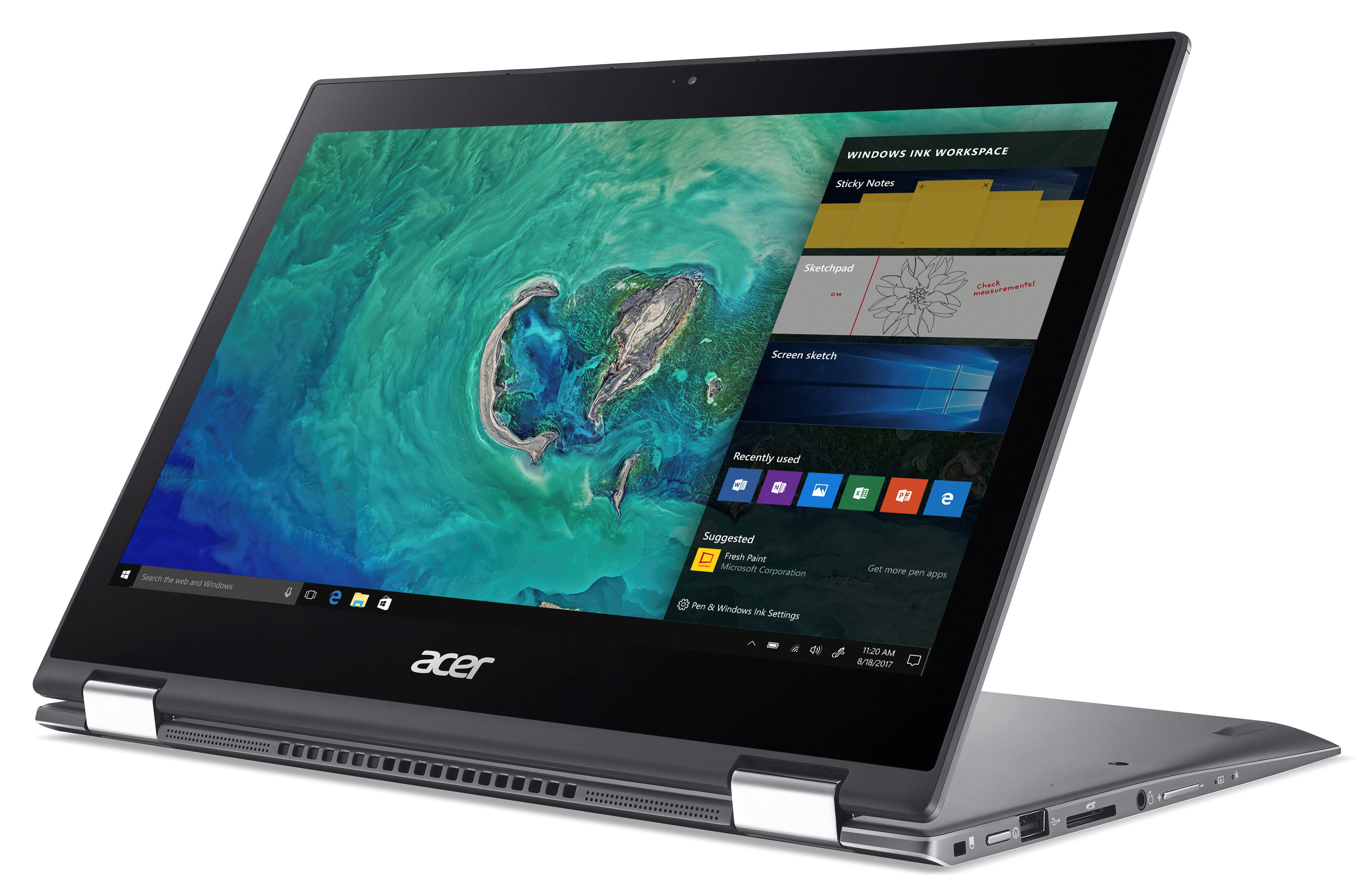 ACER Spin 5 (SP513-52N-862L) - 13,3 Zoll - Intel® Core™ i7 i7-8550U - 8 GB - 256 GB - Intel® UHD 620 - Windows 10 Home (64 Bit)