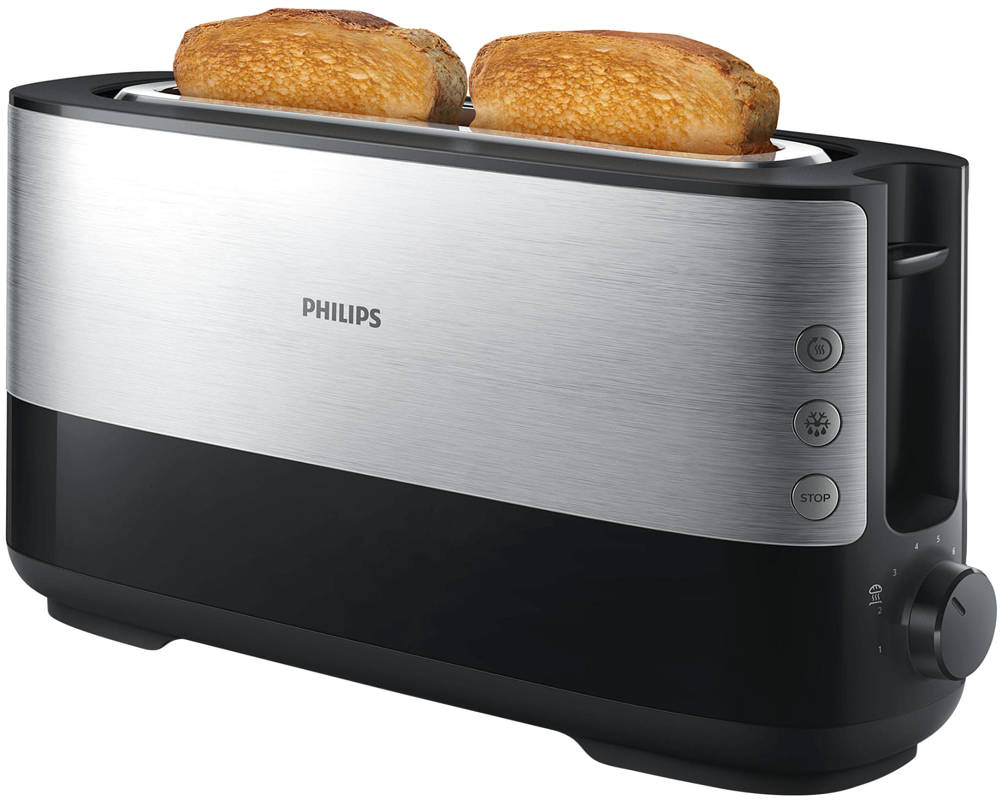 Tostadora Philips VIVA COLLECTION HD2692/90 ranura larga