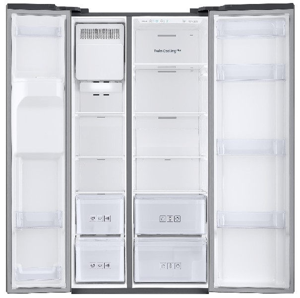 Frigorífico americano - Samsung RS67N8211S9/EF, 178 cm, 609 L, No Frost, Twin Cooling Plus, Inox
