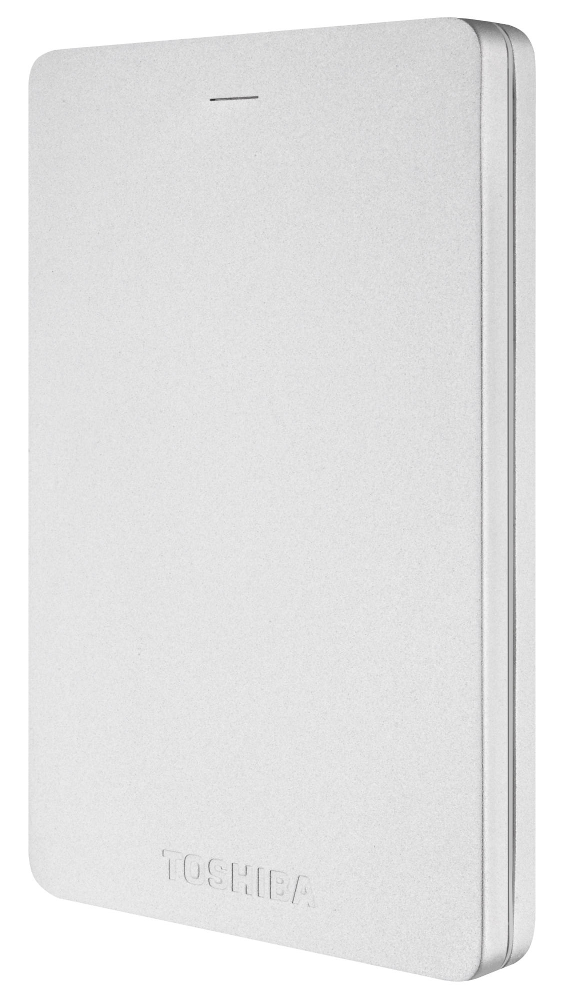 Disco duro 1TB - Toshiba Canvio Alu plateado de 2.5 pulgadas