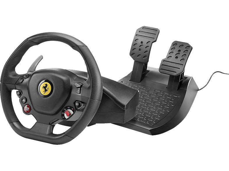 THRUSTMASTER T80 Ferrari 488 GTB Edition - Kompatibel mit PS5-Spielen,  Lenkrad, Schwarz