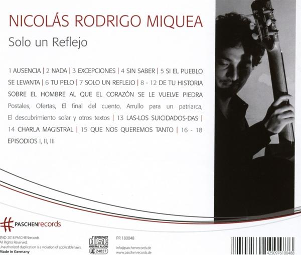 Nicolas Rodrigo Miquea - Solo un Reflejo  - (CD)