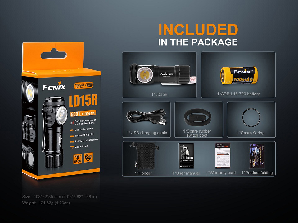 FENIX Fenix LD15R Taschenlampe