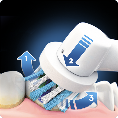 ORAL-B PRO 400 D16.513 elektromos fogkefe, zöld