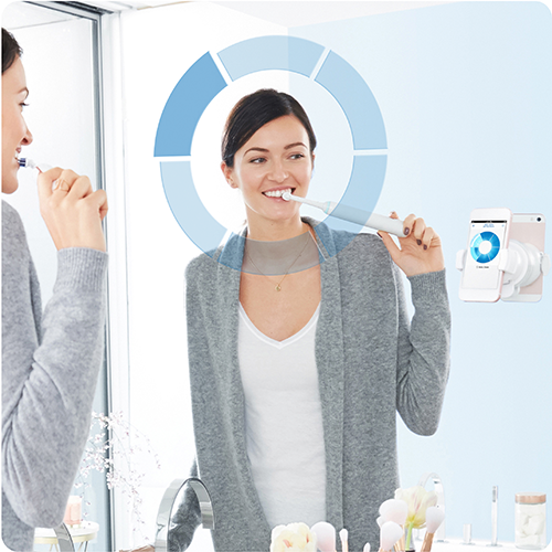 ORAL-B Genius 9300 Rose Gold Cross Action fejjel