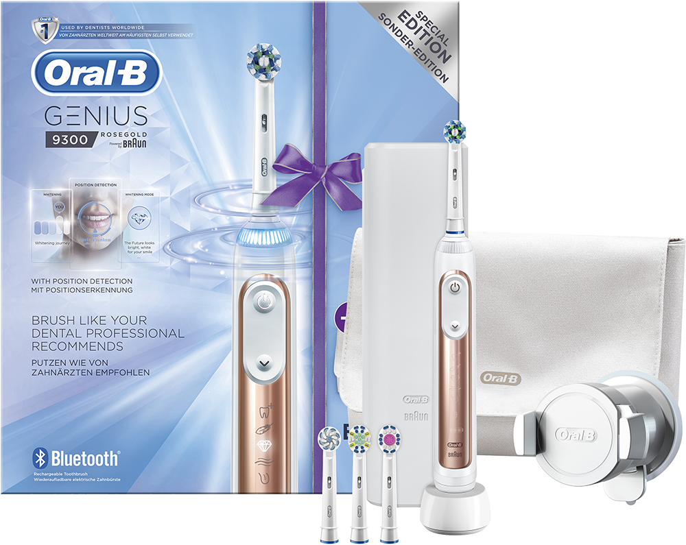 ORAL-B Genius 9300 Rose Gold Cross Action fejjel