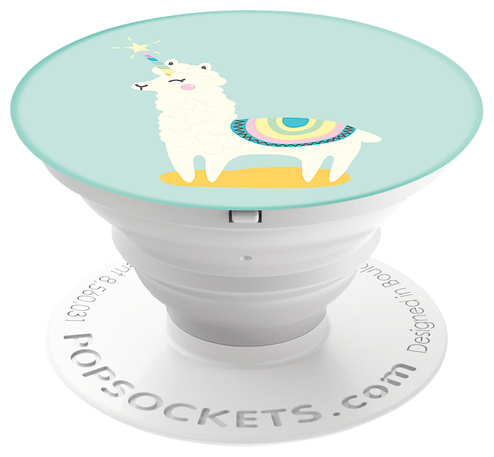 POPSOCKETS PopSocket Llamacorn Handyhalterung, Mehrfarbig