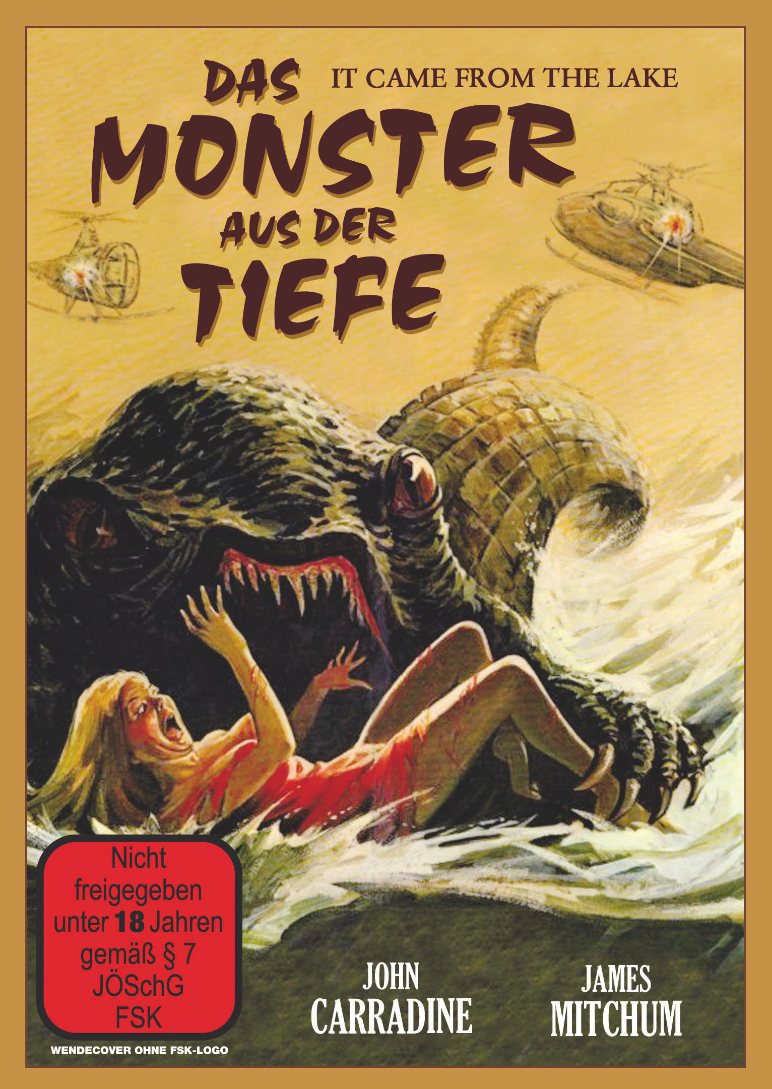 Das Monster Tiefe der DVD aus
