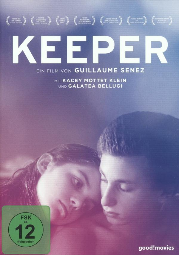 DVD-Cover des Films 'Keeper' mit zwei Personen und Bewertung.