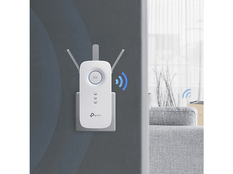 TP-LINK WLAN Repeater RE450 Gigabit, Weiß (AC1750-Dualband) — Foto 3 von 3
