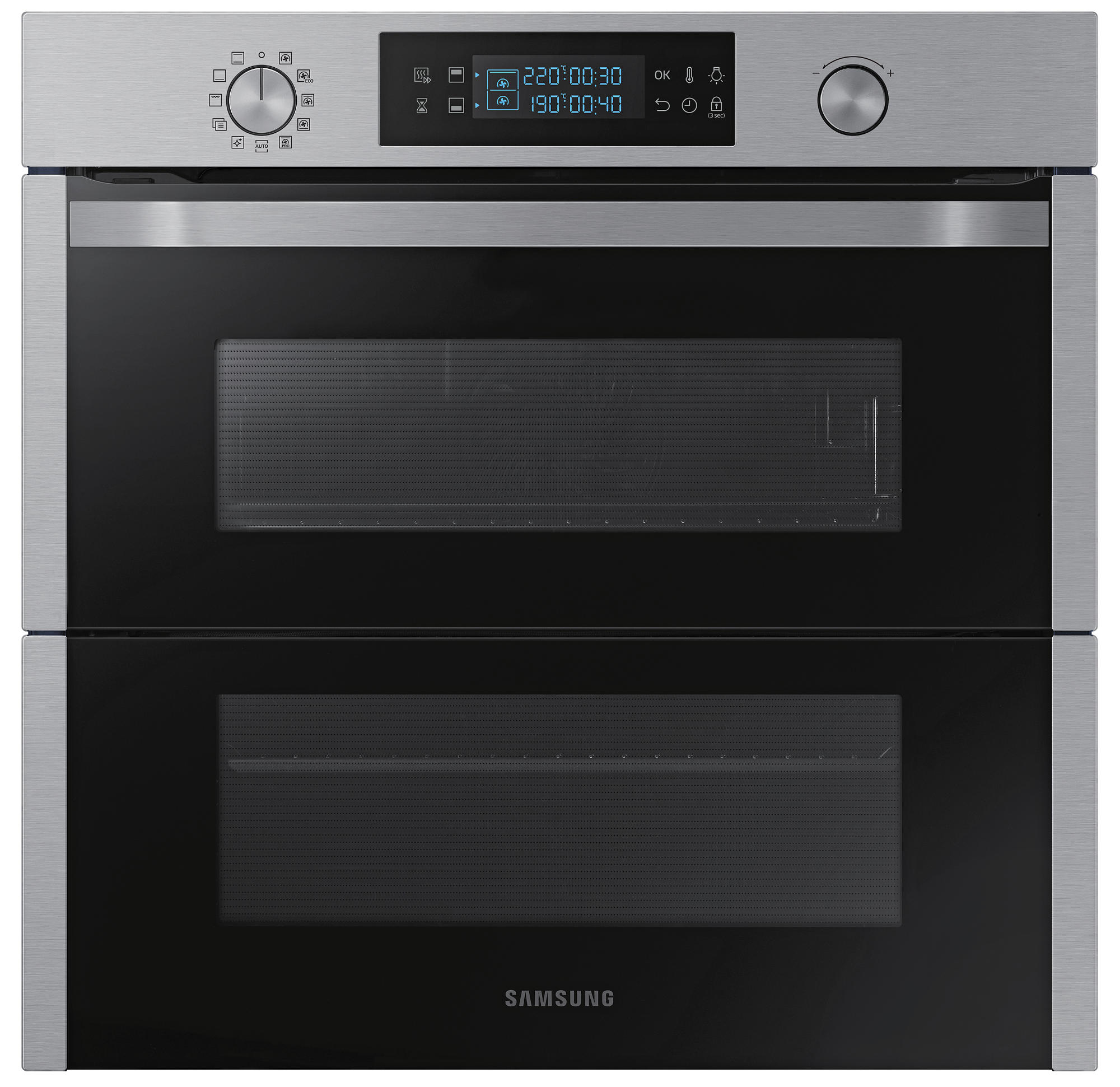 SAMSUNG NV75N5671RS, Backofen (Einbaugerät, 75 l, 595 mm breit)