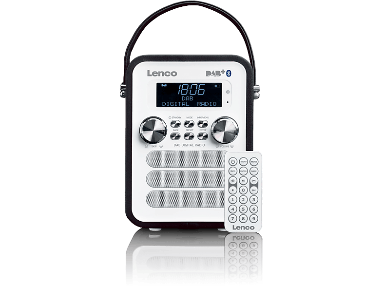 LENCO Draagbare radio DAB+ BT (PDR-050BK)