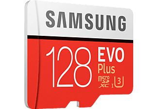 SAMSUNG Evo Plus, Micro-SDXC Speicherkarte, 128 GB, 100 MB/s