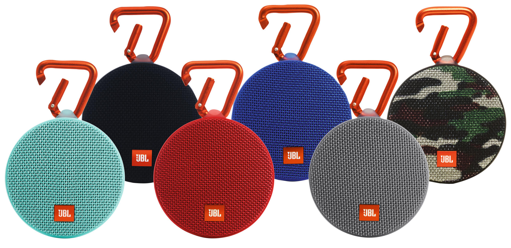 Altavoz inalámbrico - JBL Clip 2, Bluetooth, Resistencia al agua, Manos libres, Rojo