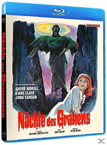 Blu-ray-Cover des Films 'Nacht des Grauens', zeigt einen Zombie mit Leiche.