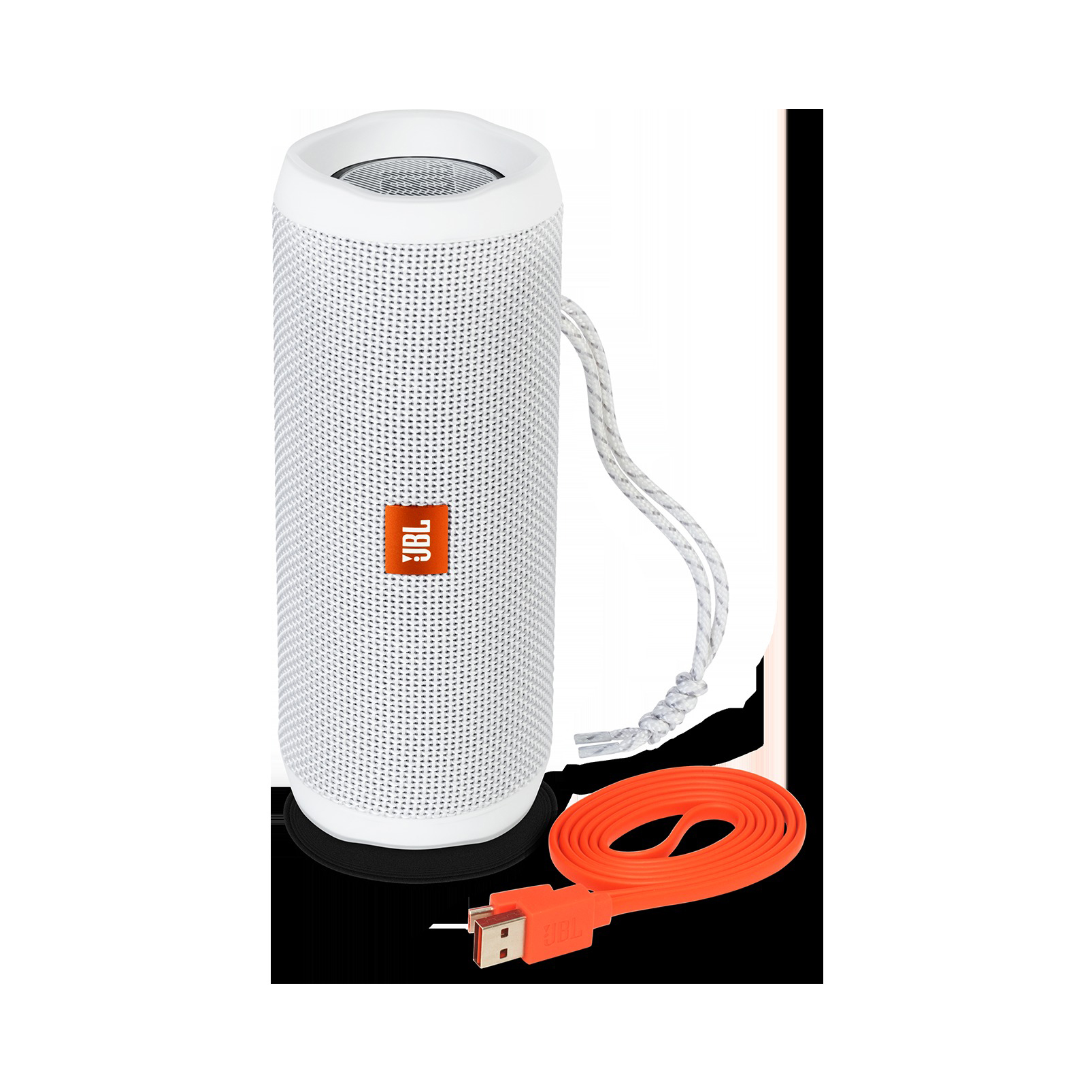 JBL Flip 4 Bluetooth Lautsprecher, Weiß, Wasserfest