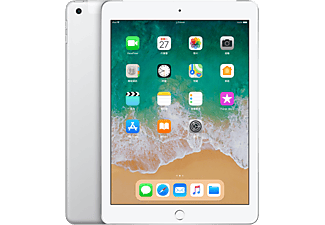 APPLE iPad Wi-Fi + Cellular (2018) - Tablet (9.7 ", 128 GB, Silver)