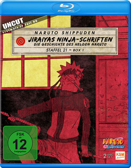 Blu-ray-Cover mit Anime-Kunst mit Charakter und japanischem Text.