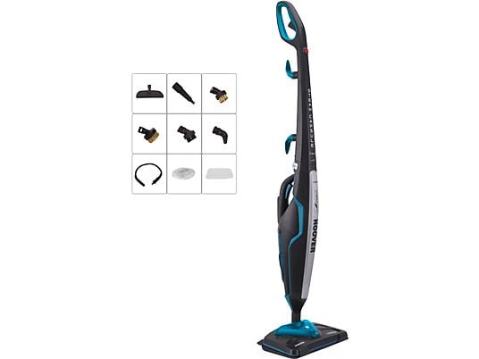 HOOVER CA2IN1D 11 BLACK/BLUE - Dampfreiniger (Schwarz/Blau)