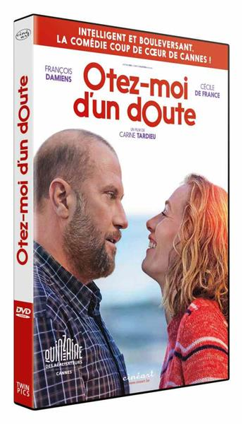 Couverture DVD de film avec deux personnes qui se regardent.