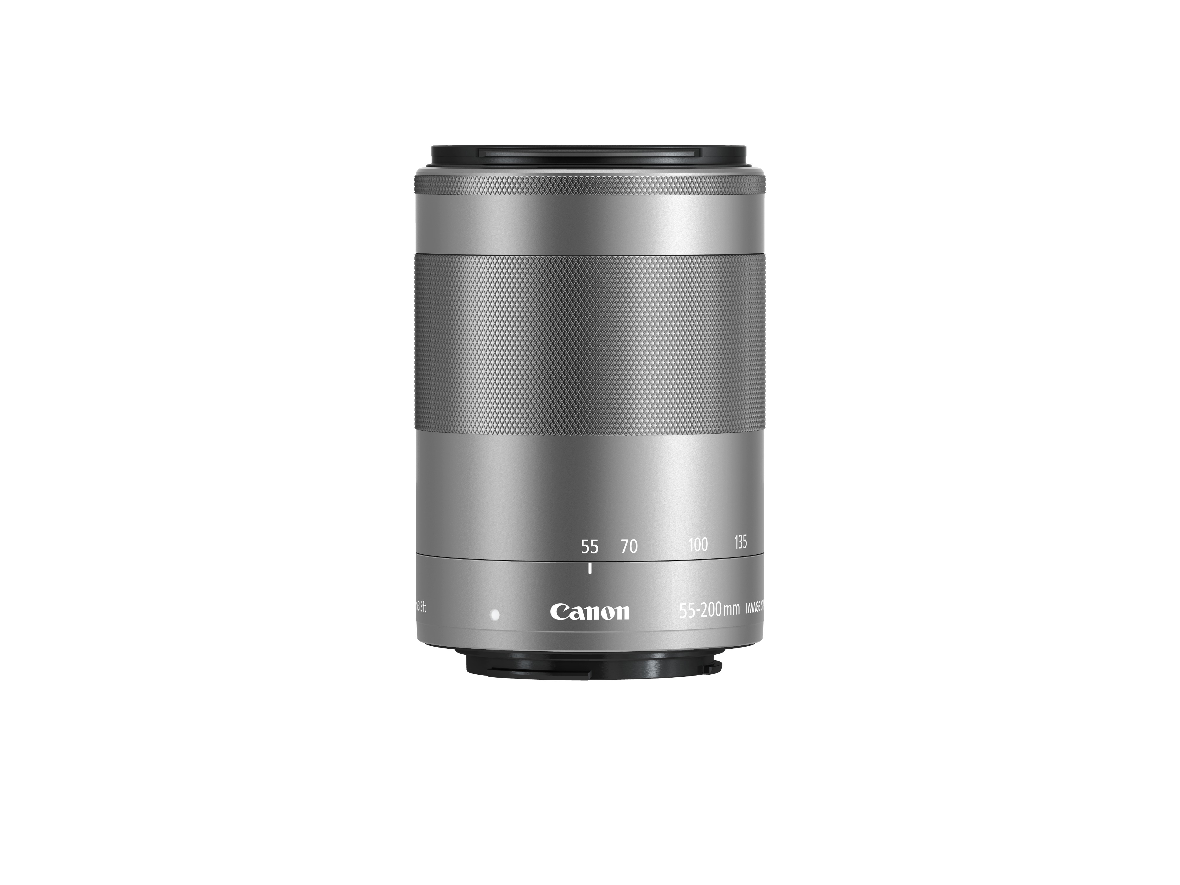 CANON EF-M 55 mm - 200 mm f/4.5-6.3 EF-M, IS, STM (Objektiv für Canon M-Mount, Silber)