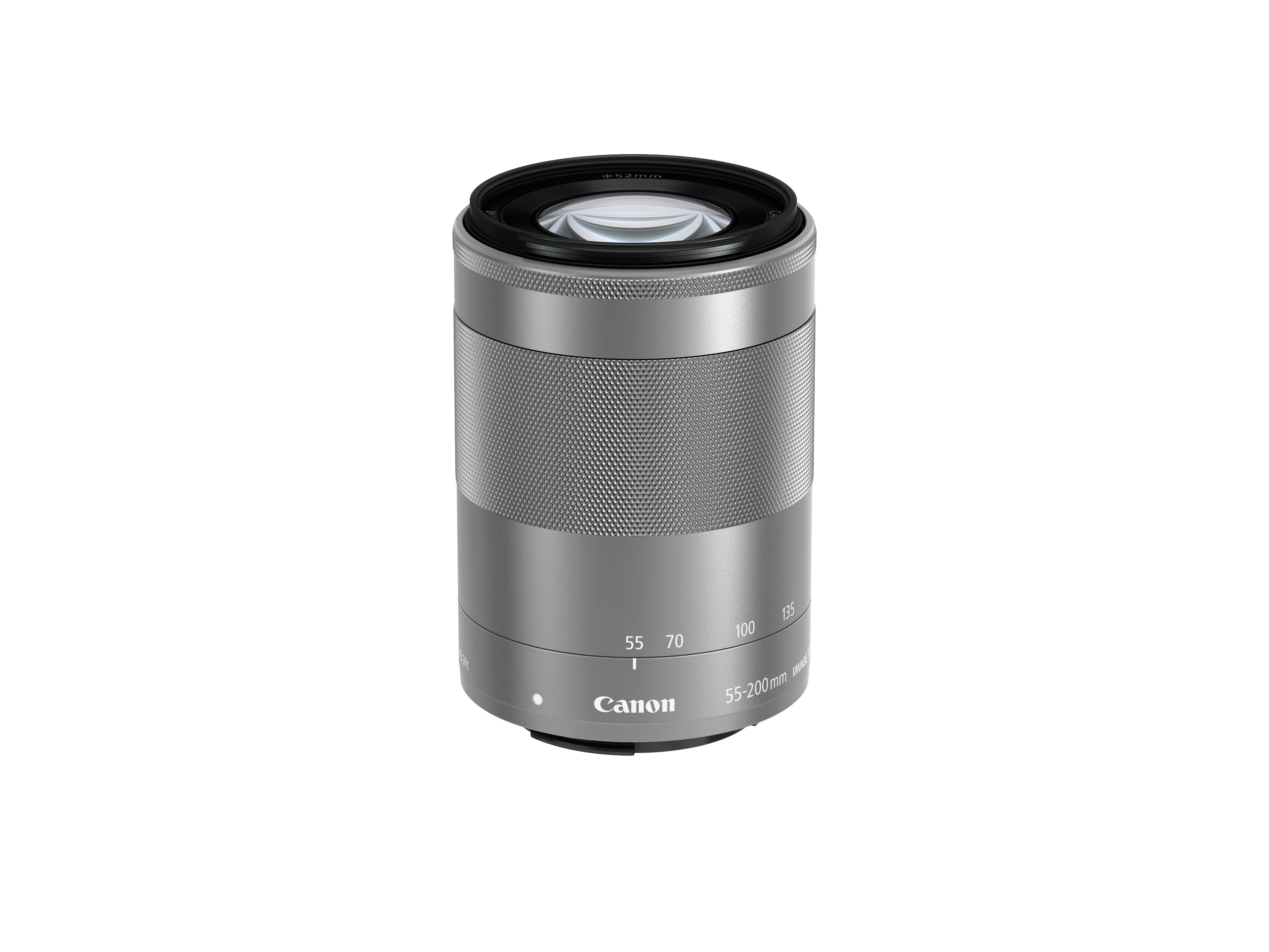 CANON EF-M 55 mm - 200 mm f/4.5-6.3 EF-M, IS, STM (Objektiv für Canon M-Mount, Silber)