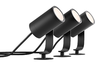PHILIPS HUE LILY mehrfarbig, 3er Basis-Set Aussenleuchte mehrfarbig