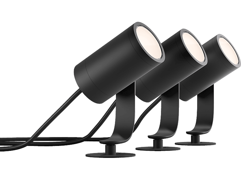 3er Basis-Set Philips Hue Lily Gartenspots