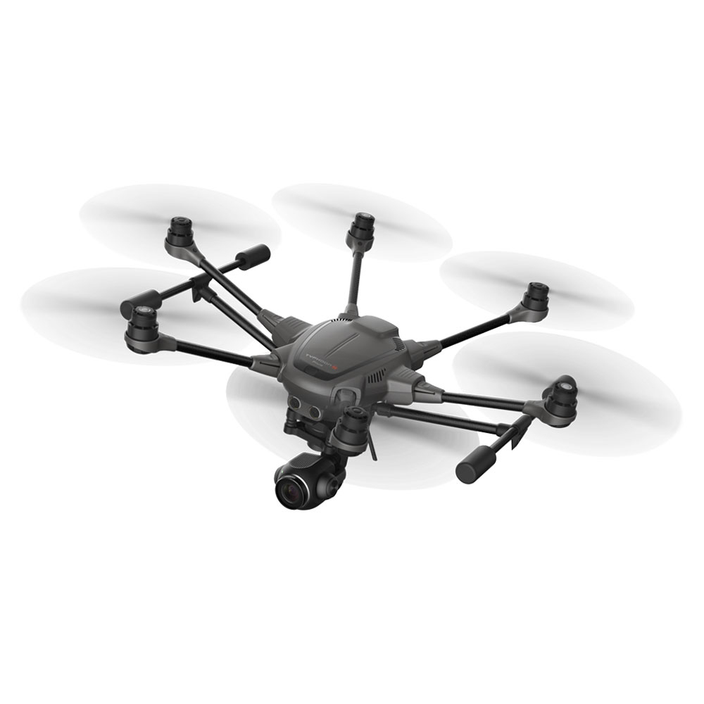 YUNEEC Typhoon H Plus, Drohne mit Premium-Kamera (20 MP, 4K mit 60FPS) Drohne, Schwarz