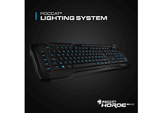 ROCCAT ROCCAT® HORDE - Nero - Tastiera di gioco, Connessione con cavo, QWERTZ, Nero