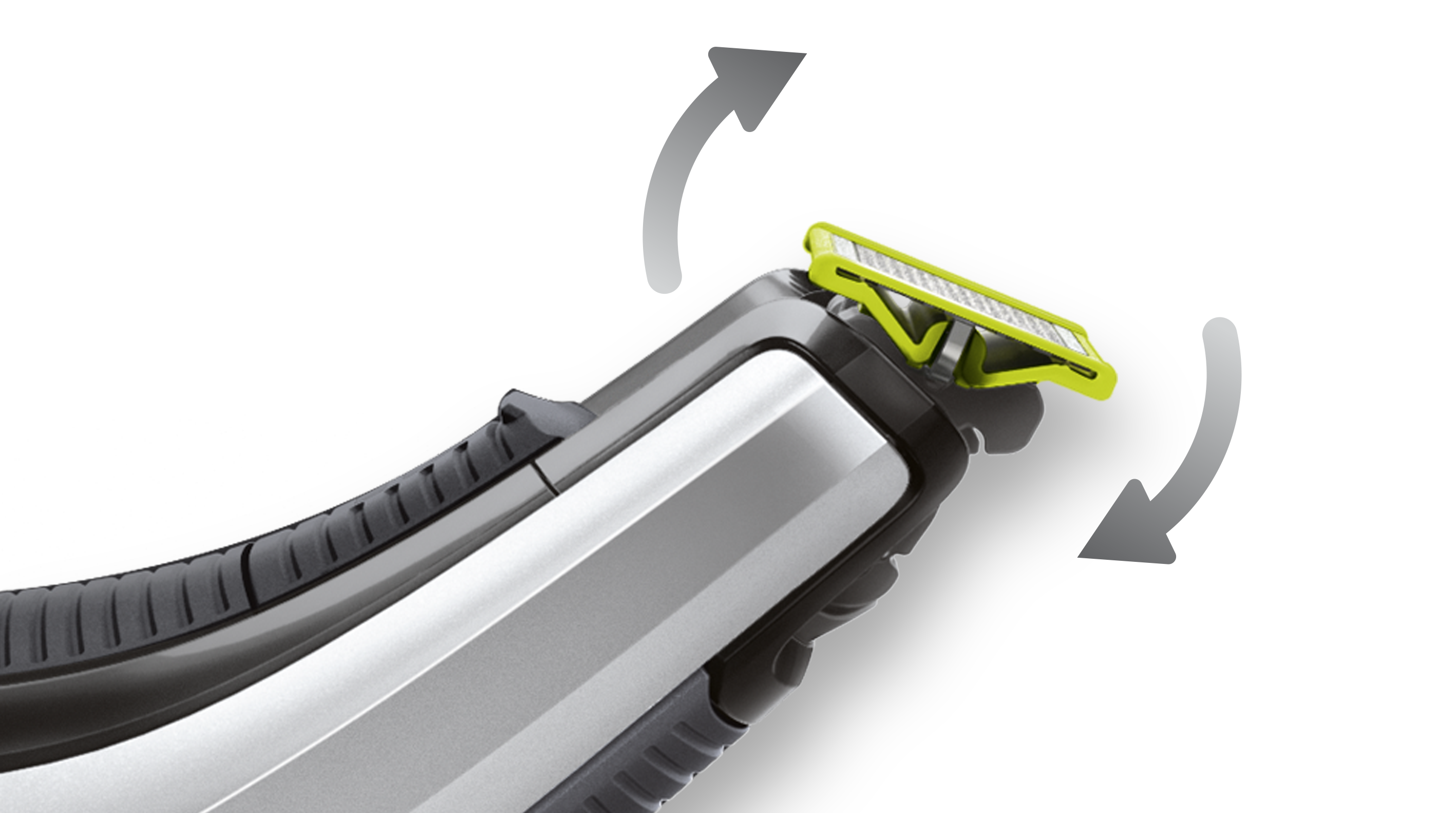 PHILIPS OneBlade Pro Face + Body QP6620/20, schwarz-silber Barttrimmer