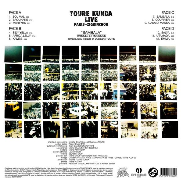 Touré Kunda - Live Paris-Ziguinchor  - (CD)
