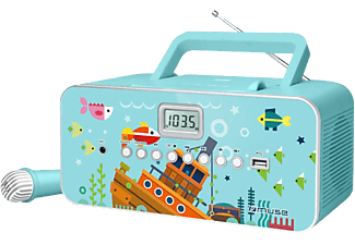 MUSE M-29 KB - Radio pour enfants (AM, FM, Bleu)