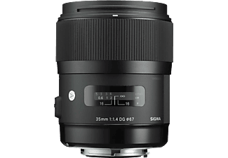 SIGMA 340965 - 35 mm f/1.4 ASP, DG, HSM, IF (Objektiv für Sony E-Mount, Schwarz)