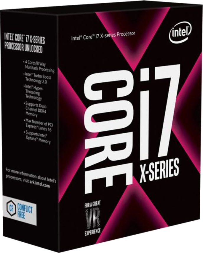 INTEL Core i7-7740X, 4x 4.3 GHz, boxed ohne Kühler (BX80677I77740X)
