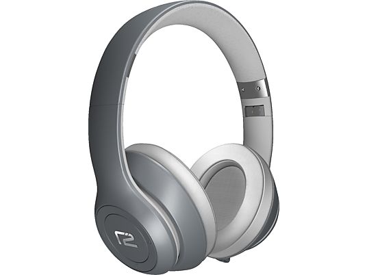 R2 RIVAL - Cuffie Bluetooth (Over-ear, Argento)