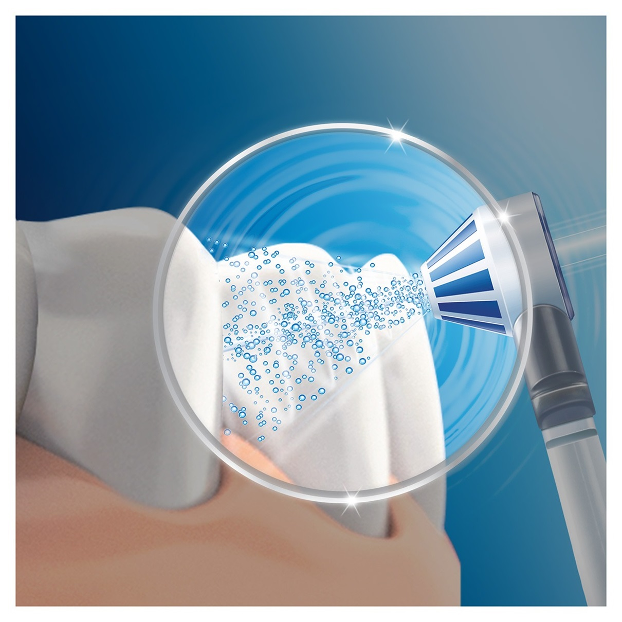 ORAL B Brosse à dents électrique + Jet dentaire Oxyjet Center (PRO 2000)