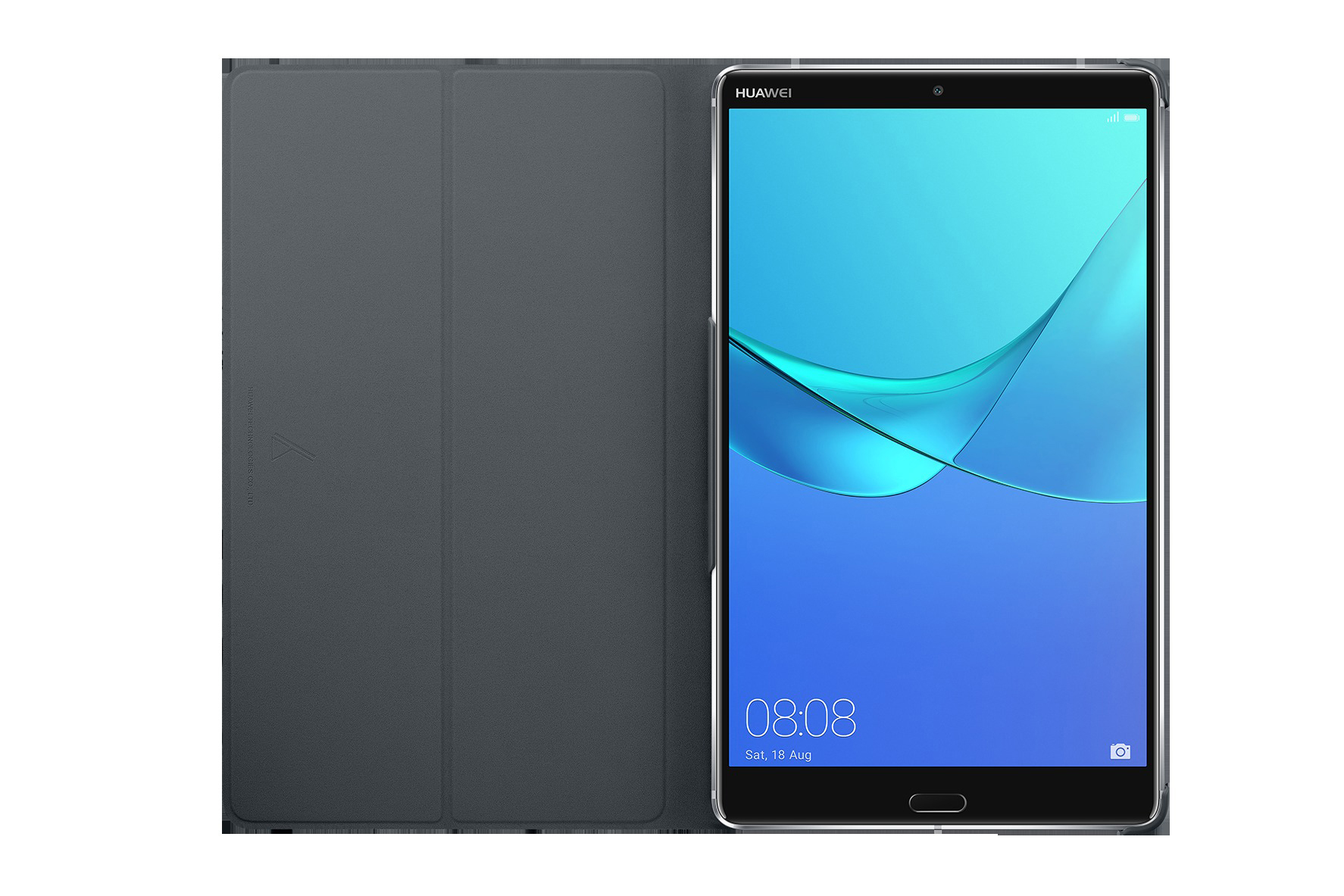 HUAWEI Flip Cover, Bookcover, Huawei, M5 8, Grau