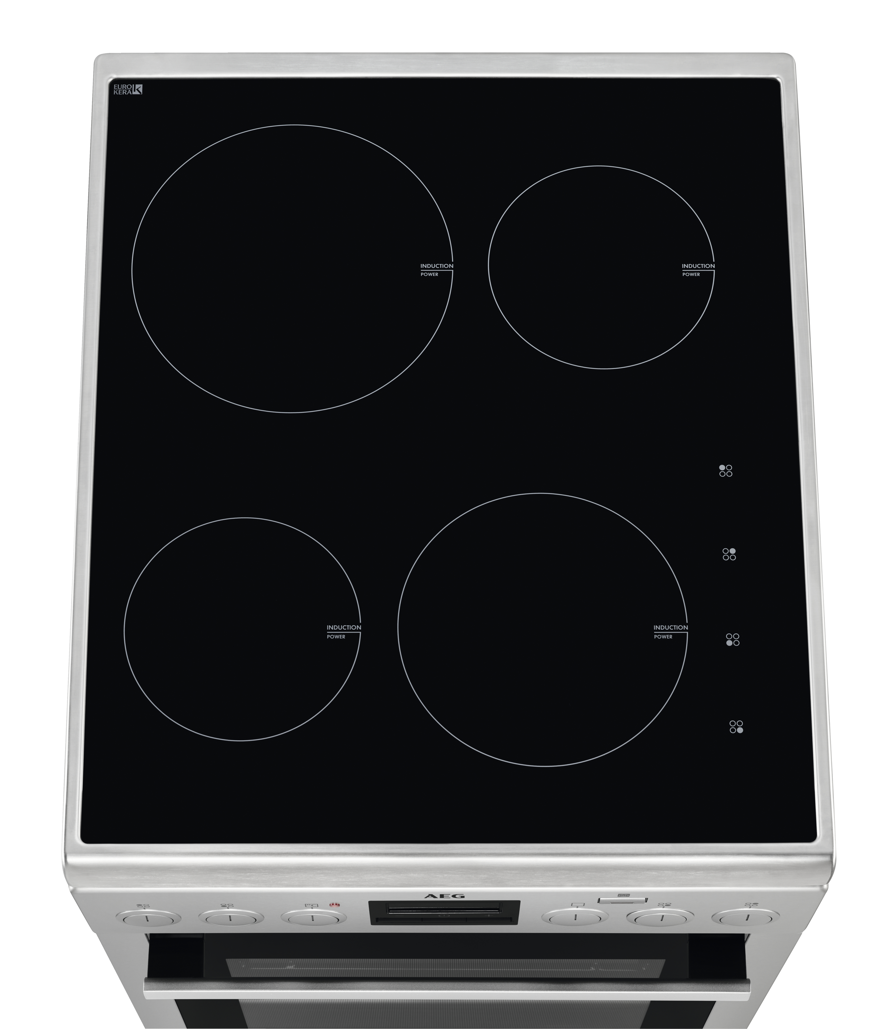 AEG CIB56400BX Standherd (EEK A, Induktionskochfeld, 58 l)