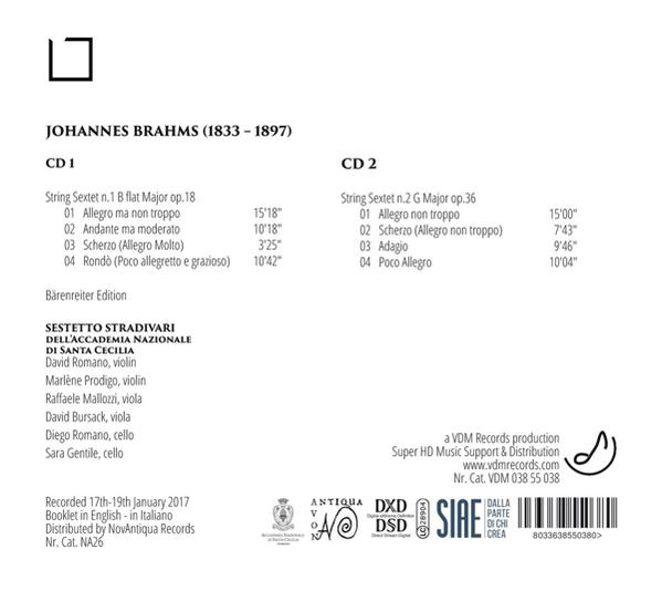 Sestetto Stradivari - Streichsextette 1 & 2  - (CD)